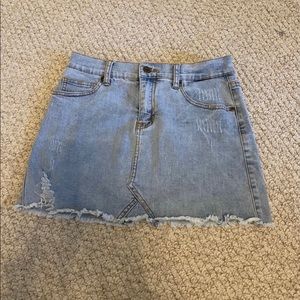 jean skirt